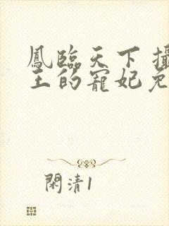 凤临天下 摄政王的宠妃免费阅读