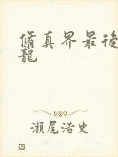 修真界最后一条龙