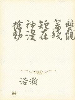 枪神短篇双男主动漫在线观看封面