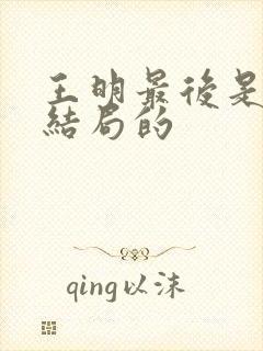 王明最后是什么结局的