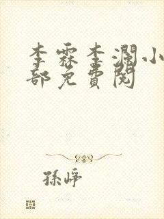 李霖李澜小说全部免费阅