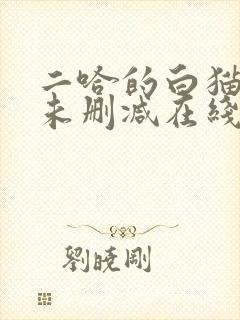 二哈的白猫师尊未删减在线阅读免费封面