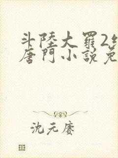 斗陆大罗2绝世唐门小说免费封面