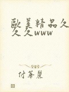 欧美精品久久久久久www