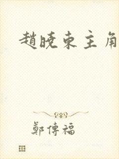 赵晓东主角小说