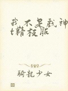 我不是戏神txt精校版