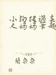 小狗爬过来叫主人妈妈笔趣阁