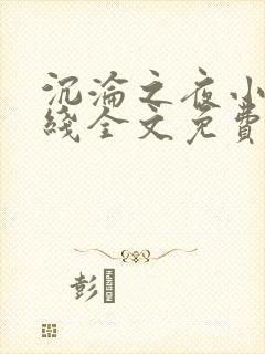 沉沦之夜小说在线全文免费阅读