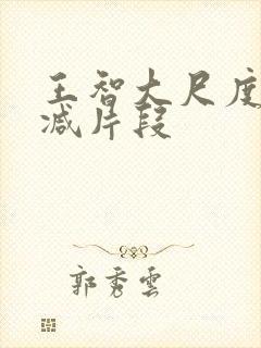 王智大尺度未删减片段