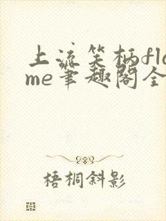 上流笑柄flame笔趣阁全文阅读封面