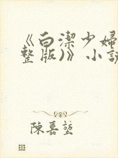 《白洁少妇(完整版)》小说