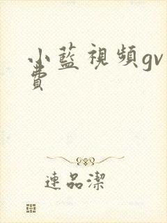 小蓝视频gv免费