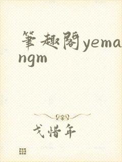 笔趣阁yemangm