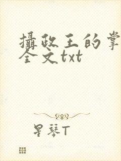 摄政王的掌中娇全文txt