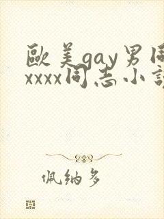 欧美gay男同xxxx同志小说
