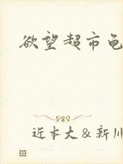 欲望超市龟甲封面