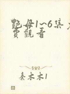 艳母1~6集免费观看