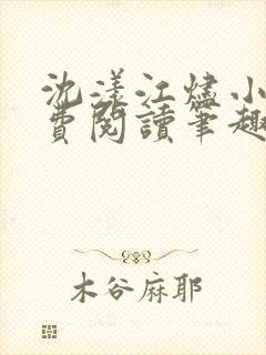 沈漾江烬小说免费阅读笔趣阁封面