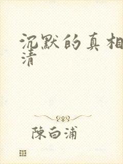 沉默的真相 高清