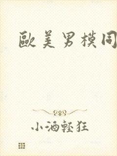 欧美男模同性恋