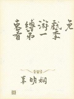 束缚游戏免费观看第一季