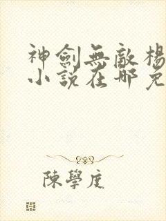 神剑无敌杨小天小说在哪免费下载