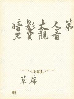 暗影大人第一季免费观看