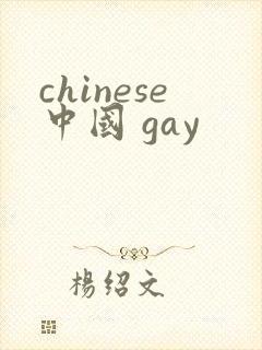chinese中国 gay