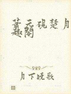 萧元砚楚月容笔趣阁封面