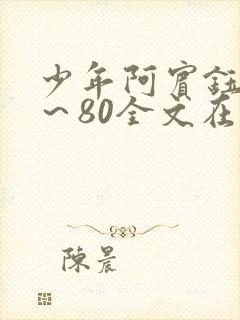 少年阿宾钰慧1～80全文在线阅读封面