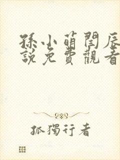 孙小萌闫辰的小说免费观看