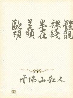 欧美半裸体走秀视频在线观看封面