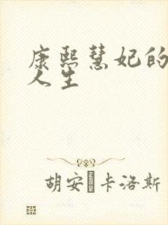 康熙慧妃的躺赢人生