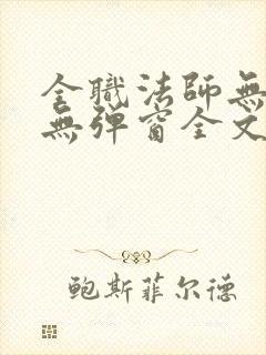 全职法师无广告无弹窗全文阅读