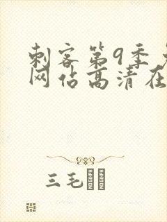 刺客第9季免费网站高清在线观看