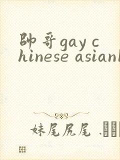 帅哥gay chinese asian18