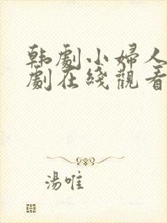 韩剧小妇人电视剧在线观看免费高清