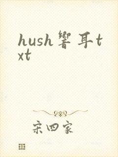 hush响耳txt封面