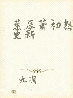 叶辰萧初然手写更新