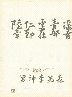 陆仁云青瑶最新章节在哪看