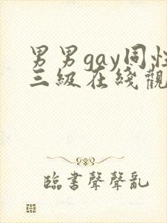 男男gay同性三级在线观看
