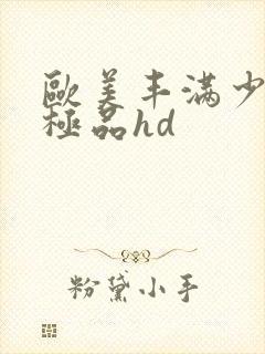 欧美丰满少妇性极品hd封面