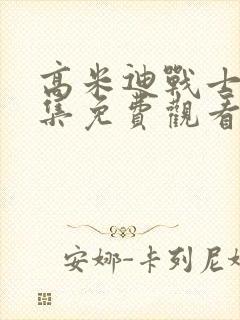 高米迪战士52集免费观看