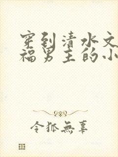 穿到清水文里造福男主的小说