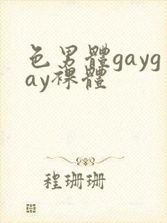 色男体gaygay裸体