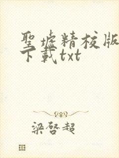圣墟精校版完结下载txt