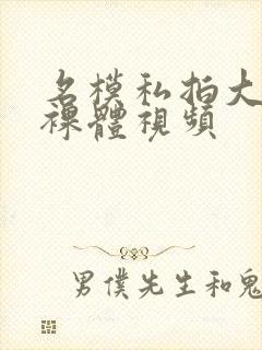 名模私拍大尺度裸体视频封面