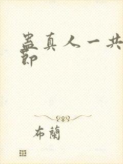 蛊真人一共多少节