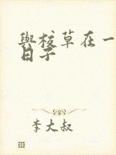 与校草在一起的日子