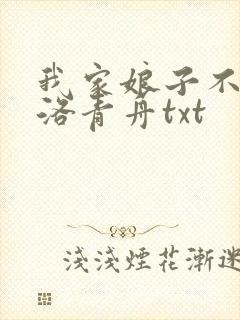 我家娘子不对劲洛青舟txt